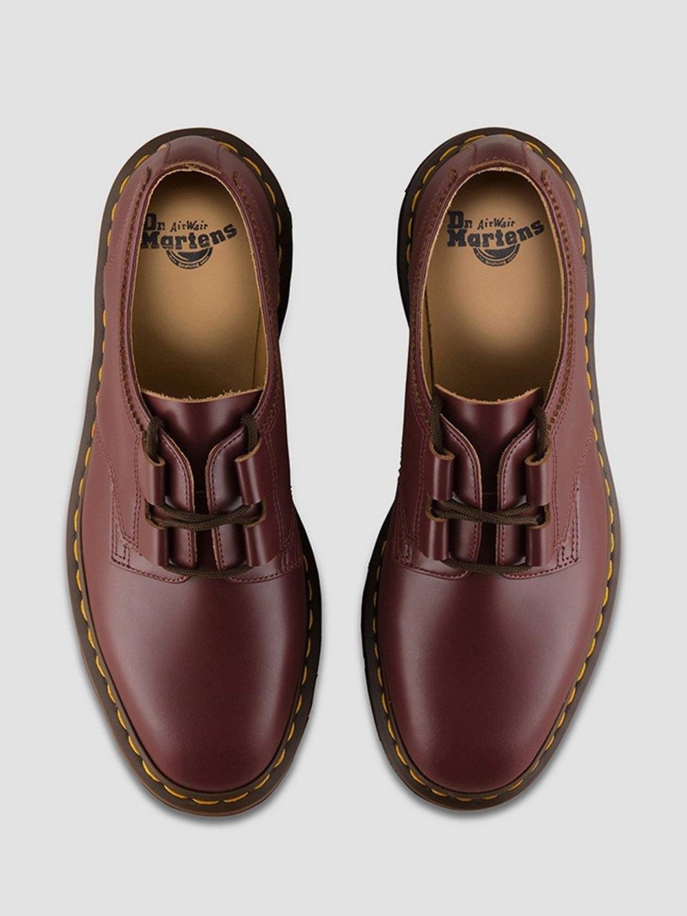 Dr. Martens 1461 Ghillie Leather Shoes Oxblood Vintage Smooth 8